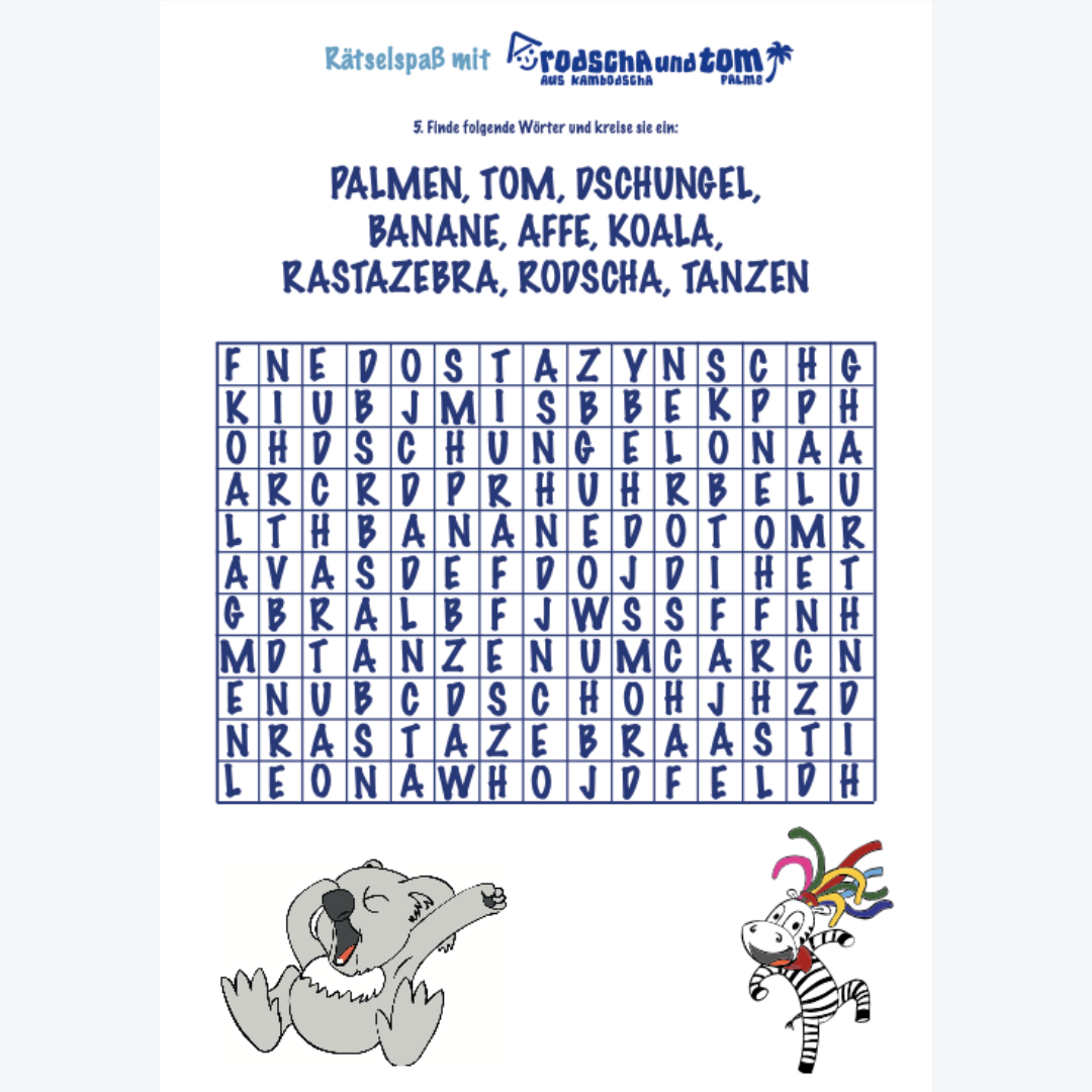 Buchstabenrätsel von Rodscha und Tom als eBook