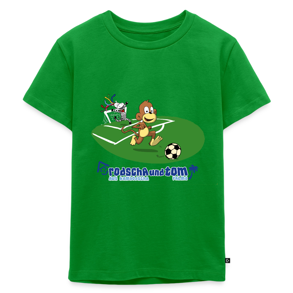 Fußball - Kinder T-Shirt - Grün