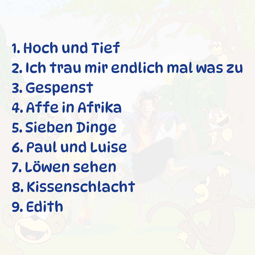 Musikvideos zu Affen tanzen - Mitmachlieder als Video-Download
