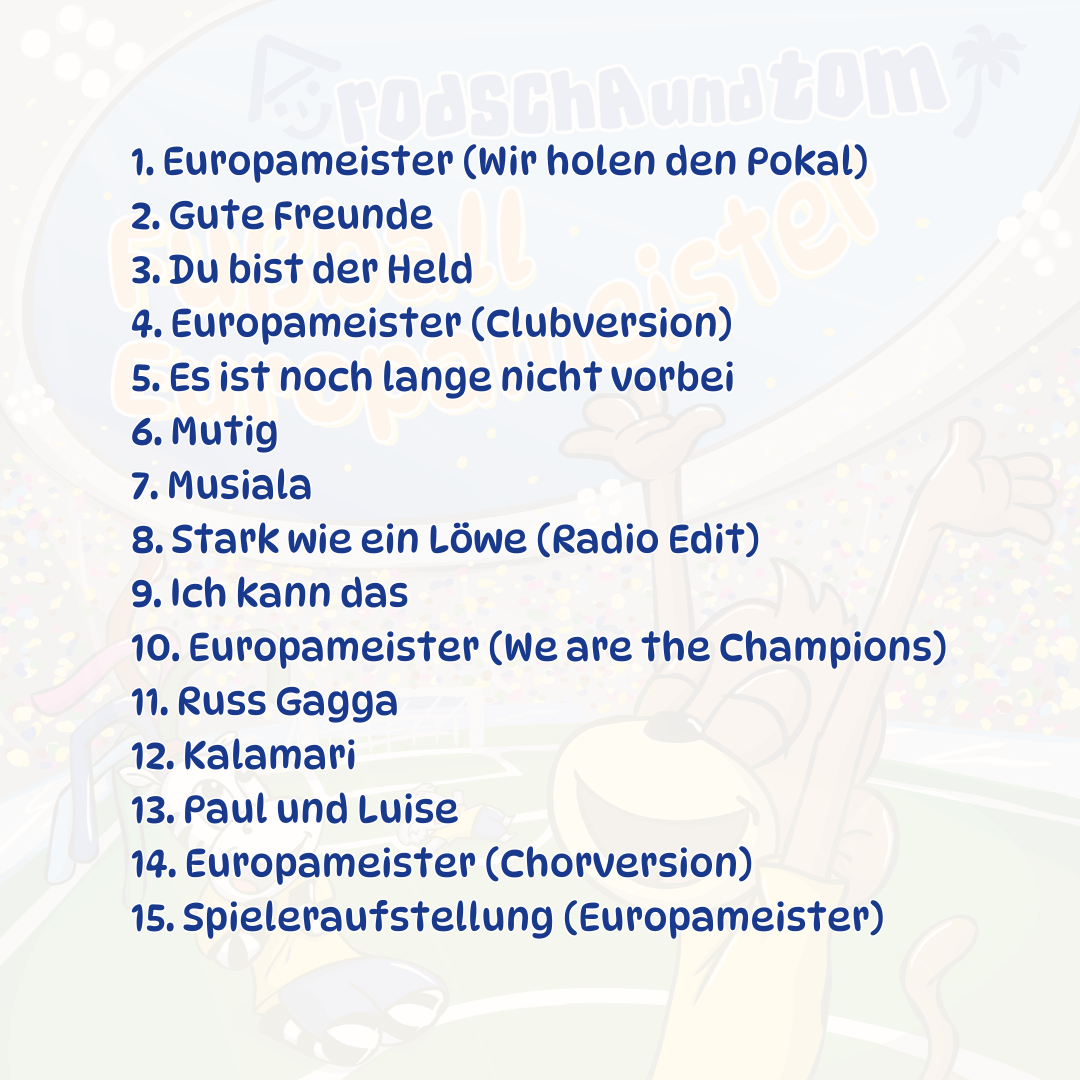 Fußball Europameister - Kinderlieder zur Fußball-EM als MP3 Download