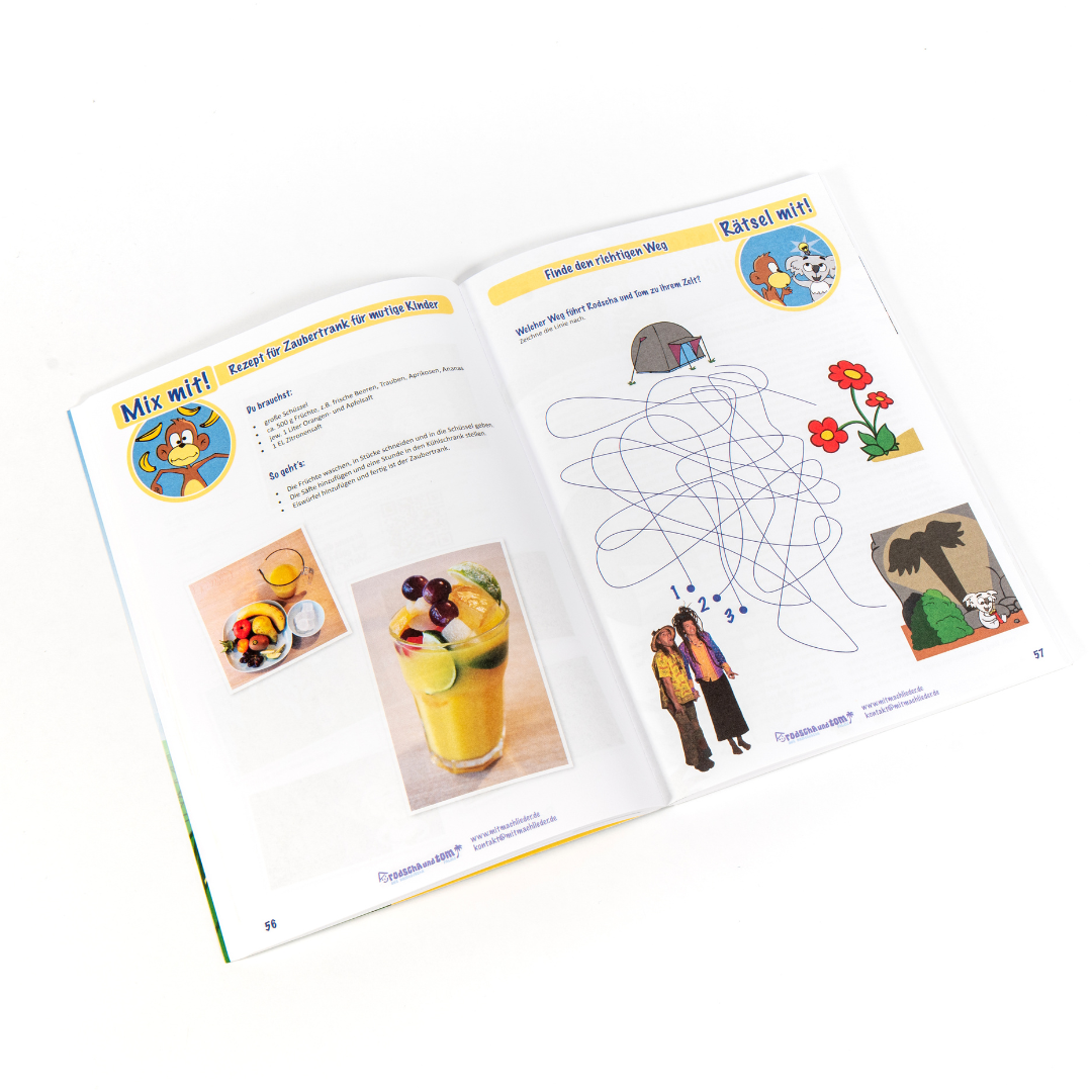 Mitmachbuch für Kinder ab 3 Jahren zum Rastazebra-Album | 144 Seiten | gebundene Ausgabe