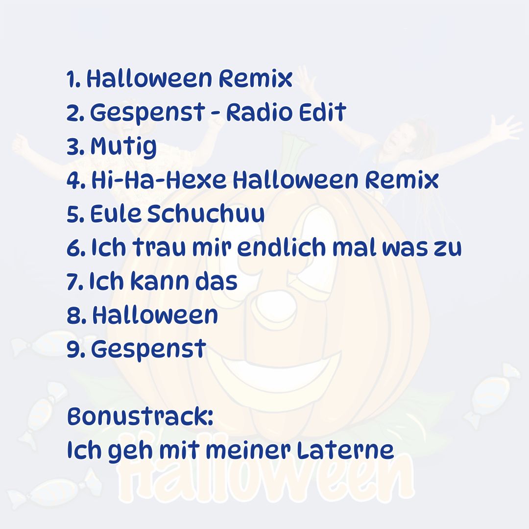 Halloween Mutmachlieder - Rodscha und Tom Kinderlieder als MP3-Download
