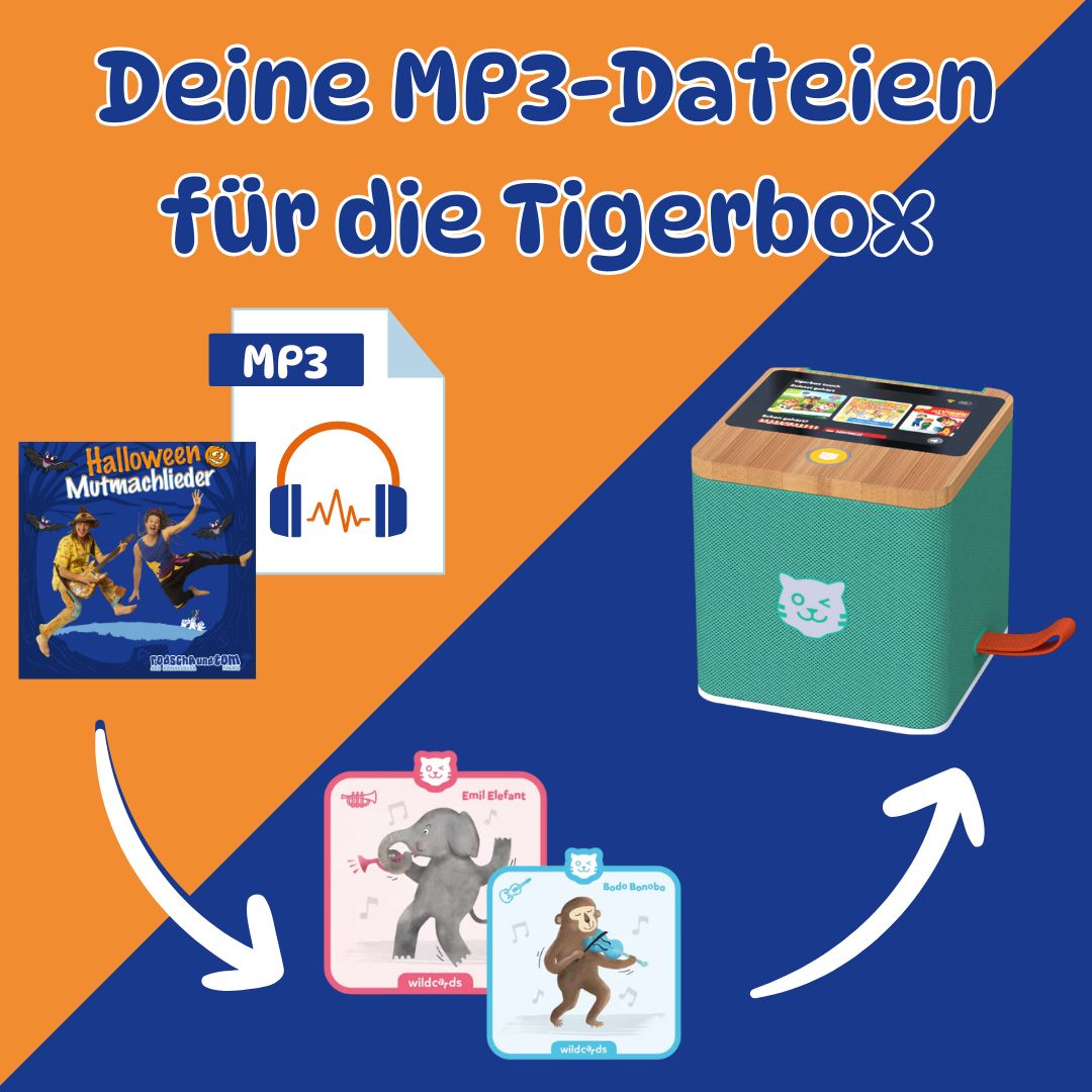 Halloween Mutmachlieder - Rodscha und Tom Kinderlieder als MP3-Download