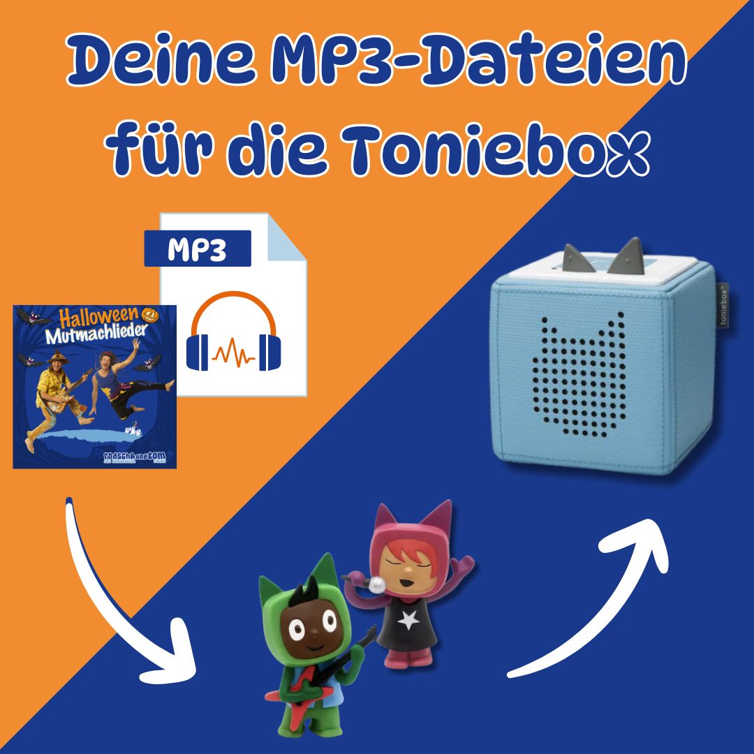 Halloween Mutmachlieder - Rodscha und Tom Kinderlieder als MP3-Download