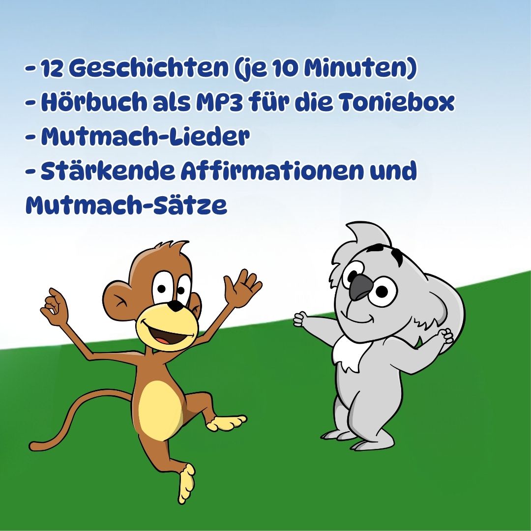 🌟 12 Mutmachgeschichten von Rodscha und Tom –  als Hörbuch und eBook! 🌟