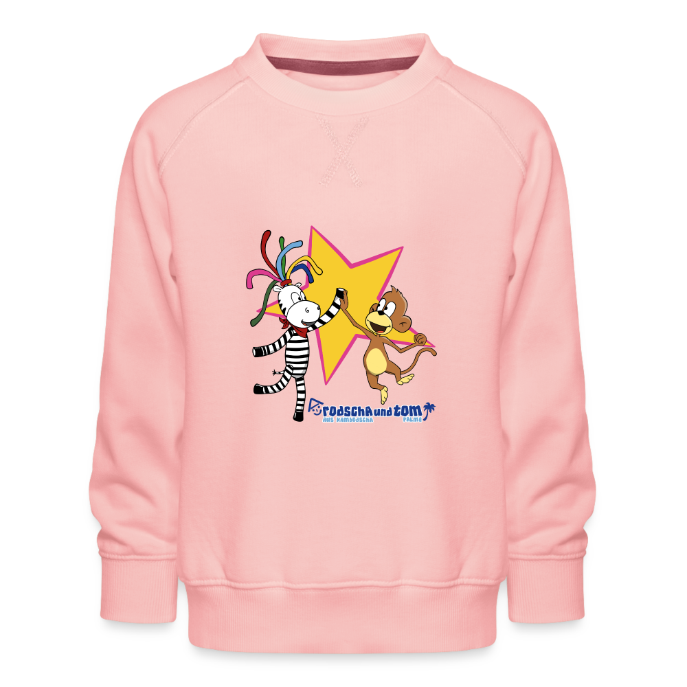 Rodscha und Tom - Beste Freunde - Kinder Premium Pullover - Kristallrosa