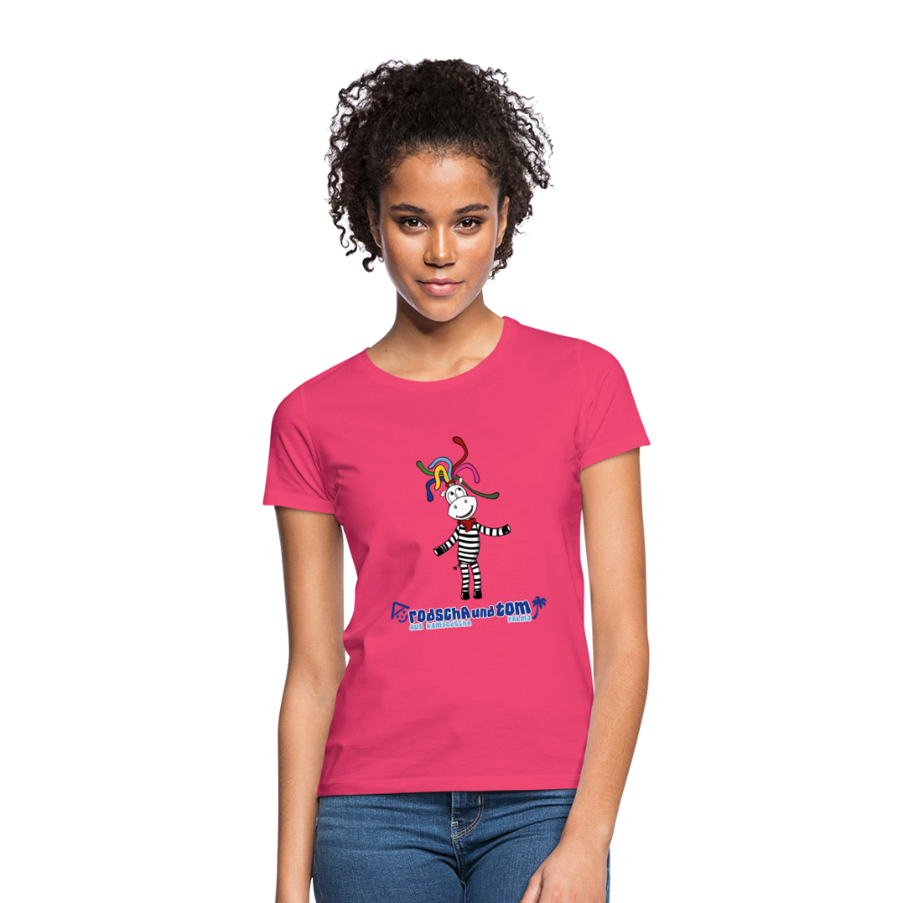 Rodscha und Tom - Rastazebra - Frauen T-Shirt - Azalea