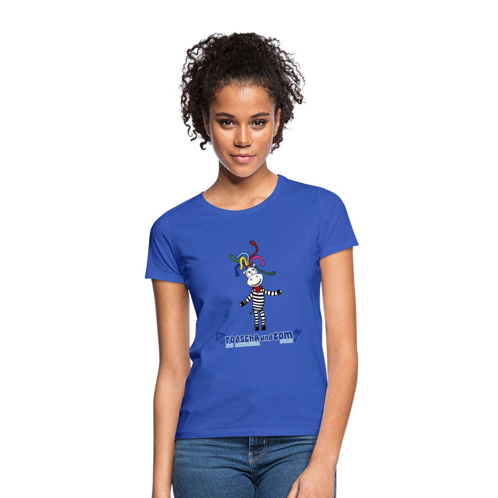 Rodscha und Tom - Rastazebra - Frauen T-Shirt - Royalblau