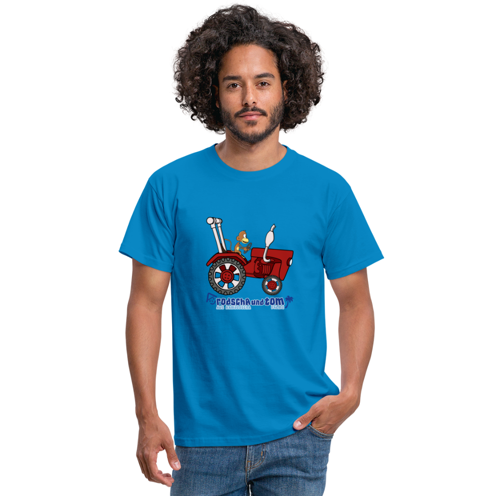 Rodscha und Tom - Bulldog - Männer T-Shirt - Royalblau