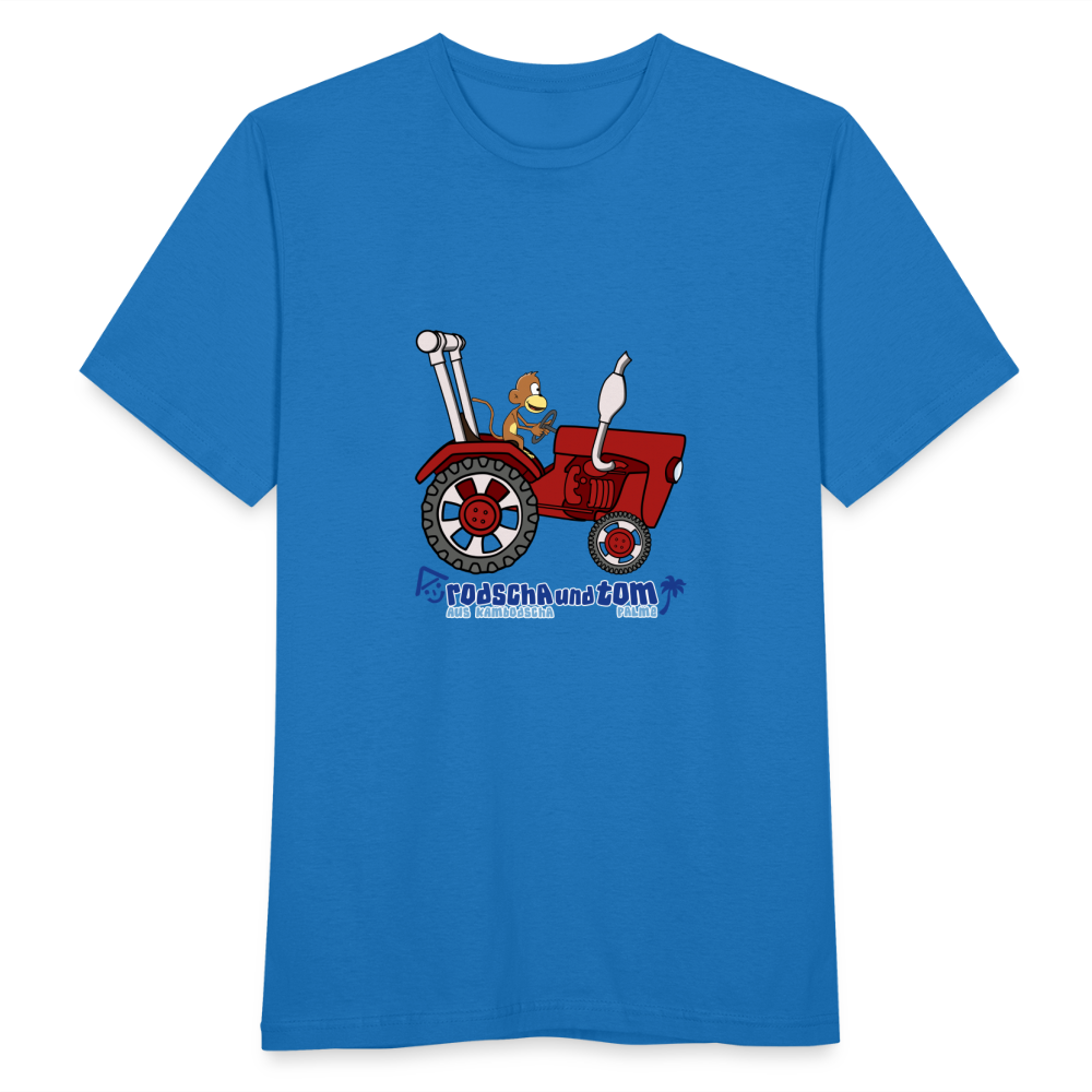 Rodscha und Tom - Bulldog - Männer T-Shirt - Royalblau