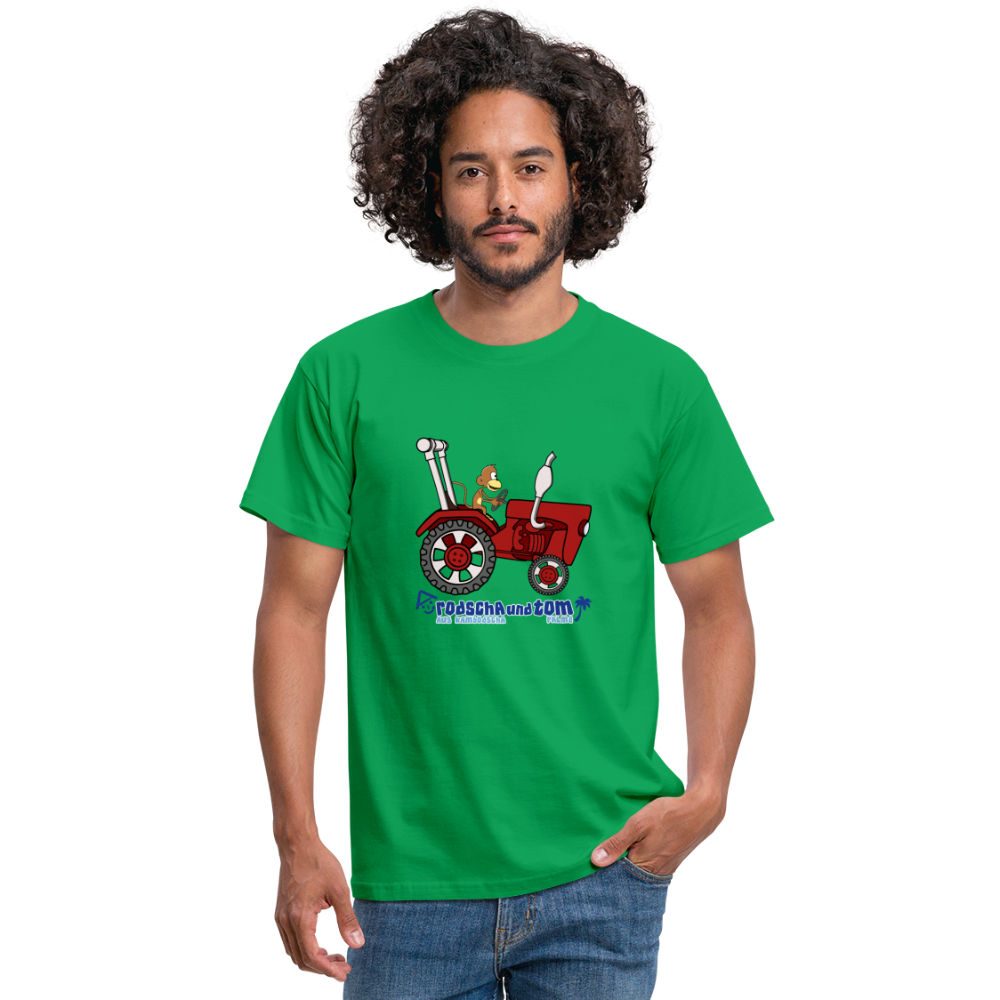 Rodscha und Tom - Bulldog - Männer T-Shirt - Kelly Green