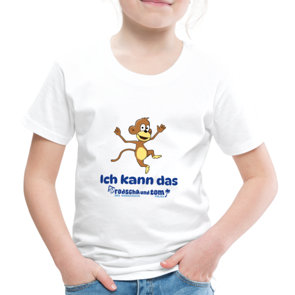 Rodscha und Tom - Ich kann das - Kinder Premium T-Shirt - weiß