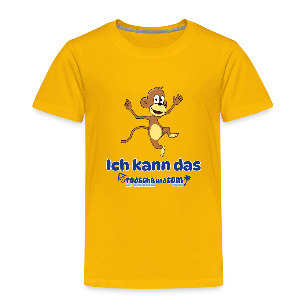 Rodscha und Tom - Ich kann das - Kinder Premium T-Shirt - Sonnengelb