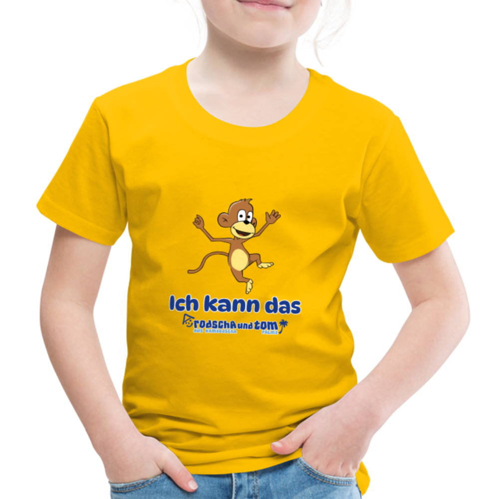 Rodscha und Tom - Ich kann das - Kinder Premium T-Shirt - Sonnengelb