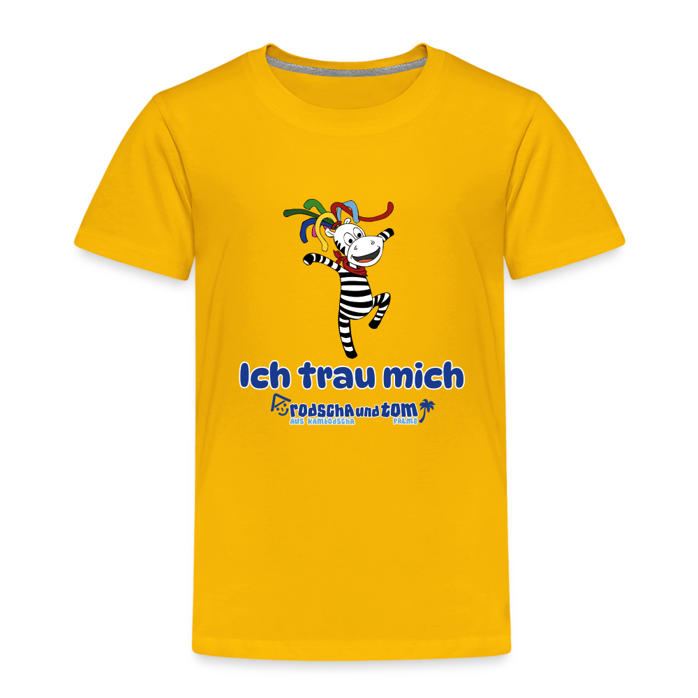 Rodscha und Tom - Ich trau mir - Kinder Premium T-Shirt - Sonnengelb
