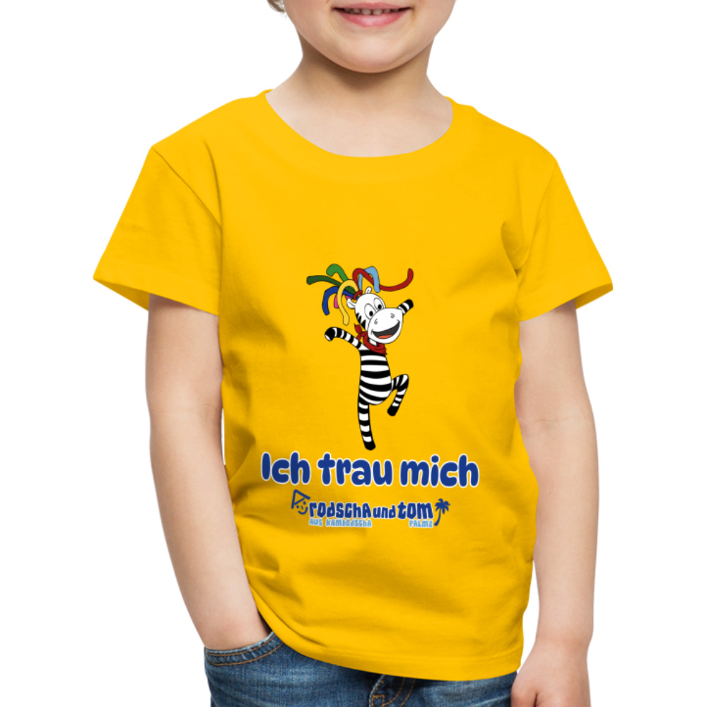 Rodscha und Tom - Ich trau mir - Kinder Premium T-Shirt - Sonnengelb