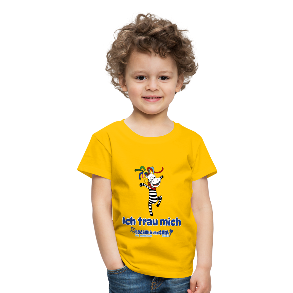Rodscha und Tom - Ich trau mir - Kinder Premium T-Shirt - Sonnengelb