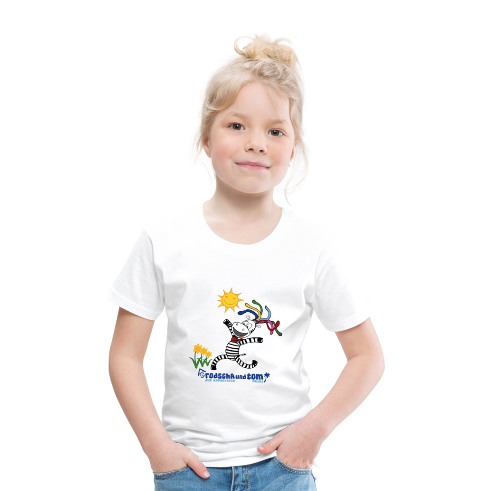 Rodscha und Tom - Sunny day - Kinder Premium T-Shirt - weiß