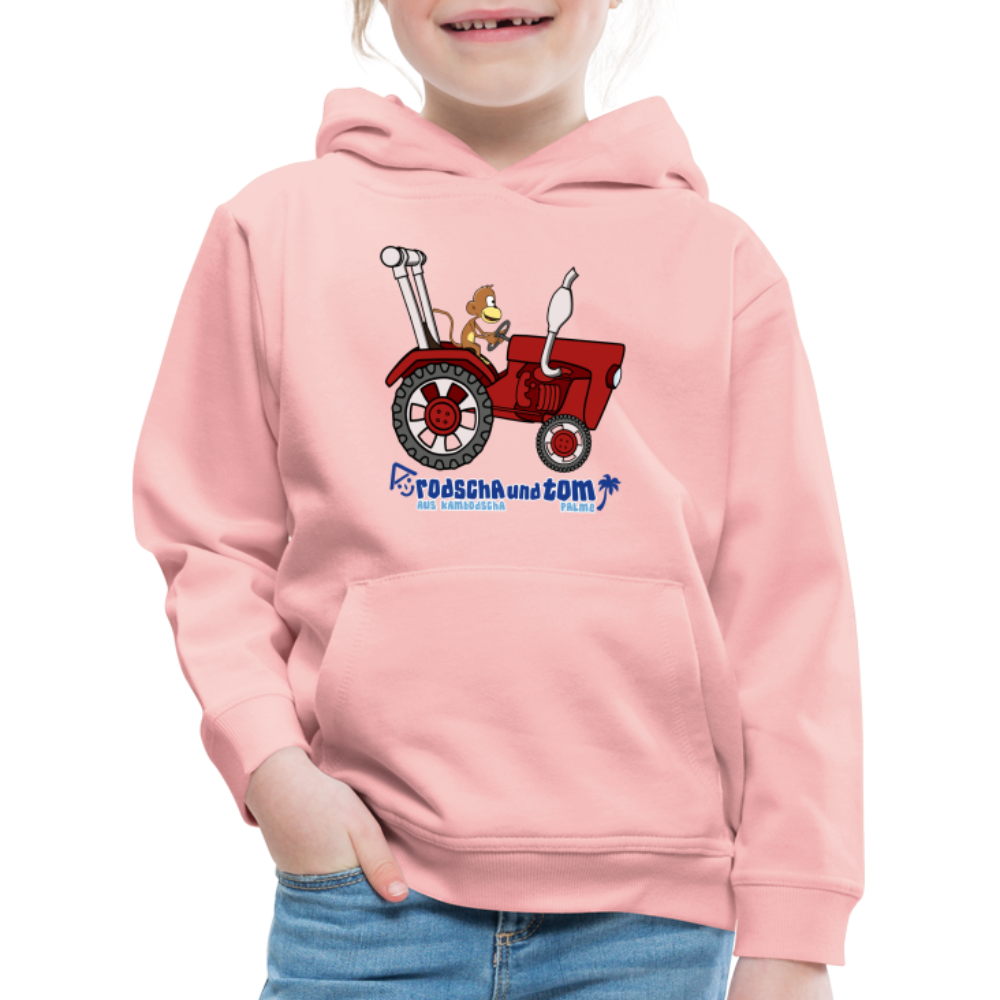 Rodscha und Tom - Bulldog - Kinder Premium Hoodie - Kristallrosa