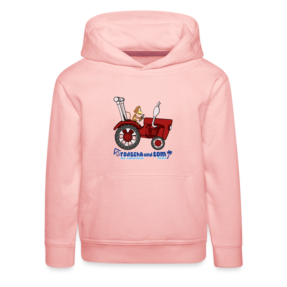 Rodscha und Tom - Bulldog - Kinder Premium Hoodie - Kristallrosa