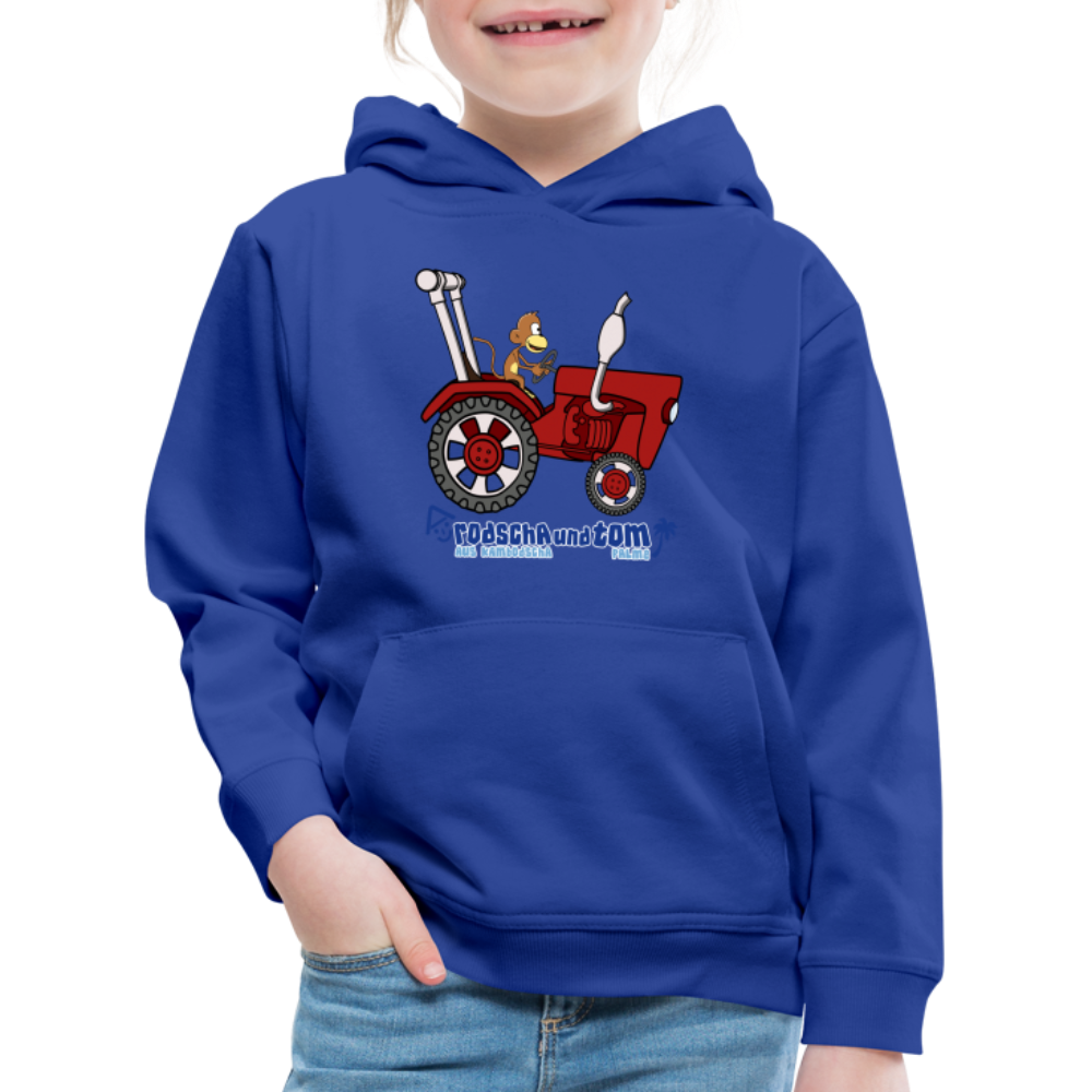 Rodscha und Tom - Bulldog - Kinder Premium Hoodie - Royalblau