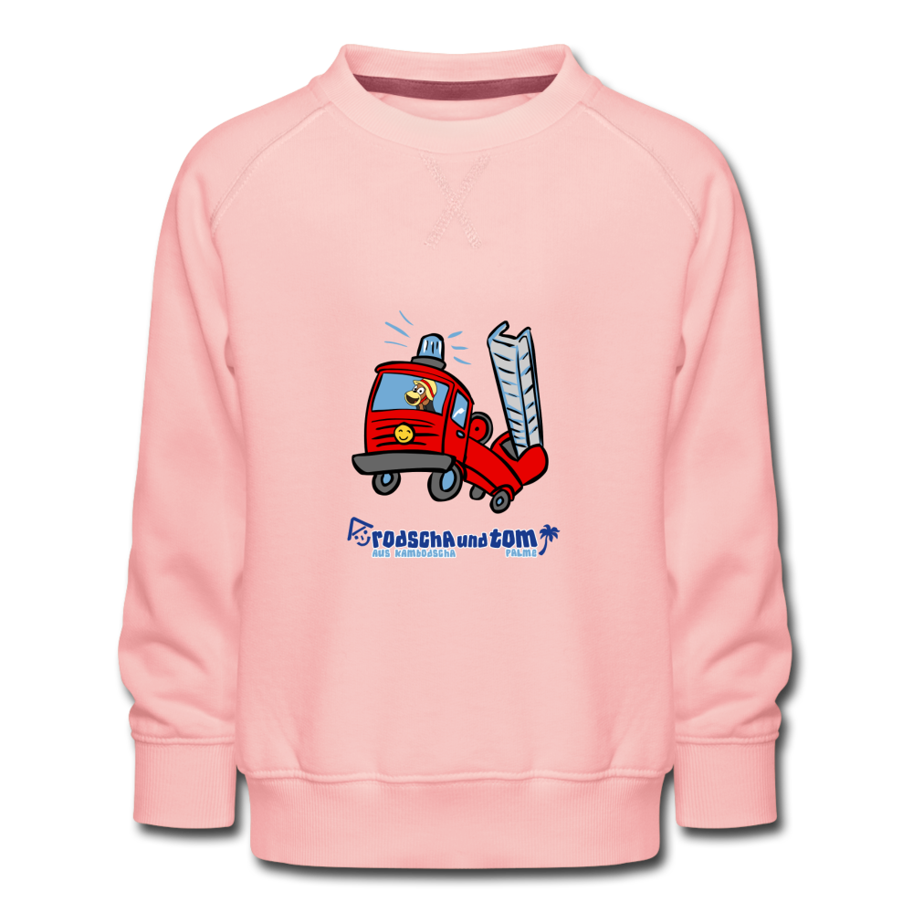 Rodscha und Tom Feuerwehr - Kinder Premium Pullover - Kristallrosa