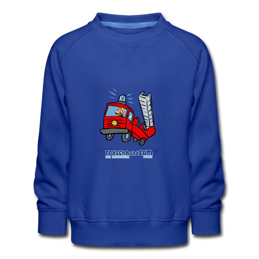 Rodscha und Tom Feuerwehr - Kinder Premium Pullover - Royalblau