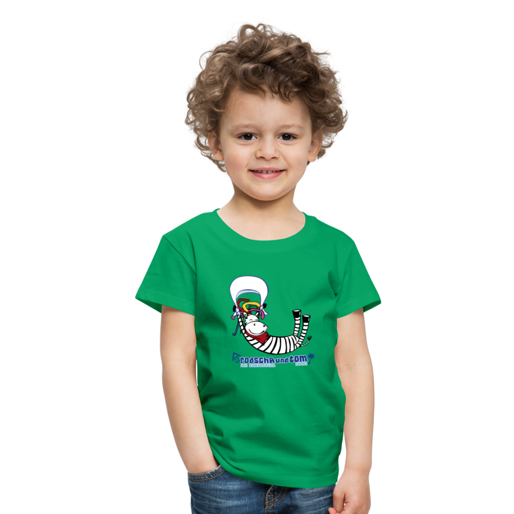 Rodscha und Tom - Rastazebra ZeRa - Premium-Shirt für Kinder - Kelly Green