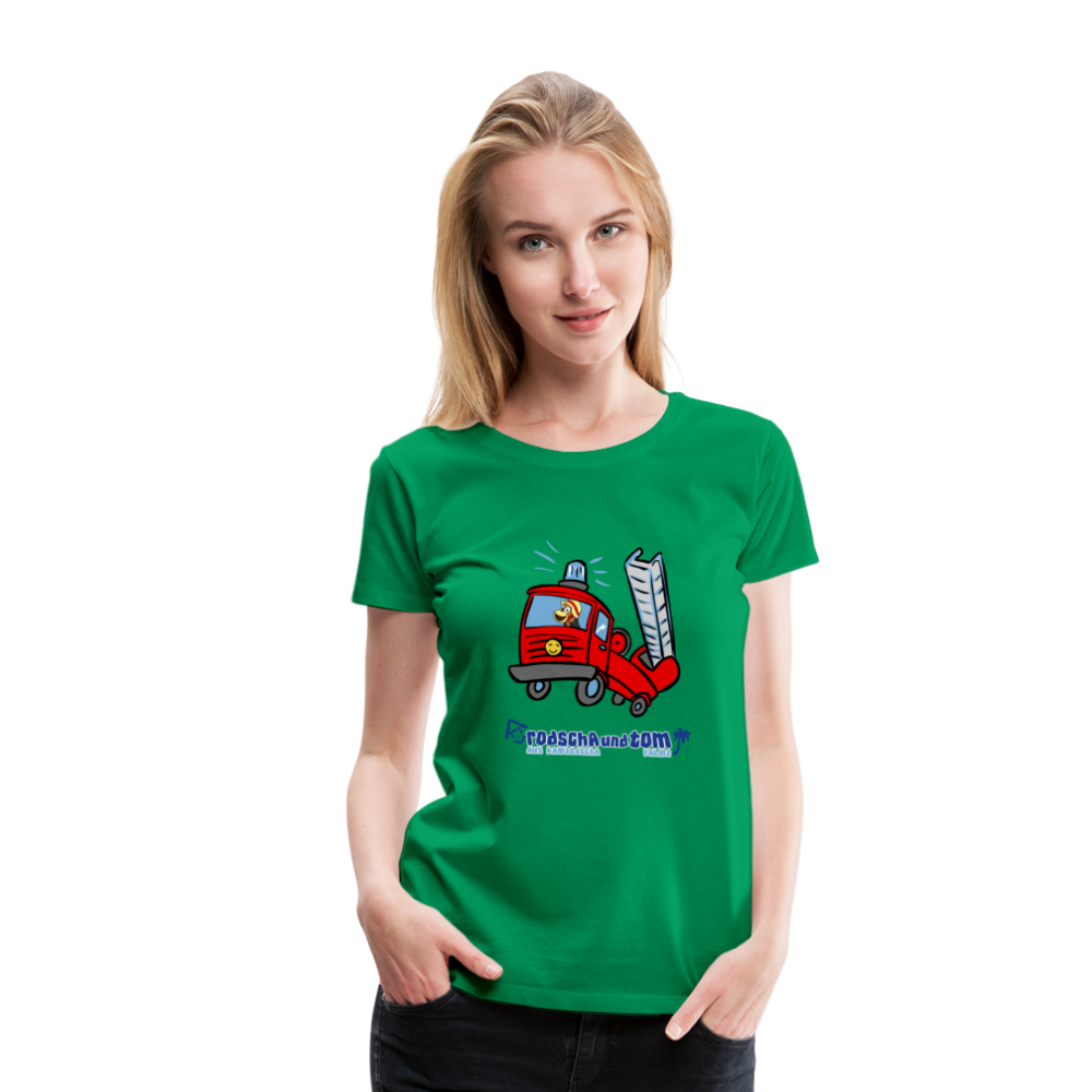 Rodscha und Tom - Feuerwehr - Frauen Premium T-Shirt - Kelly Green