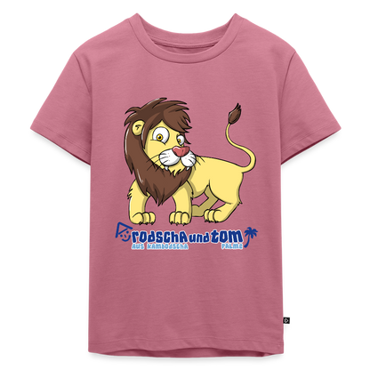 Stark wie ein Löwe - Kinder T-Shirt aus Bio-Baumwolle - Mauve