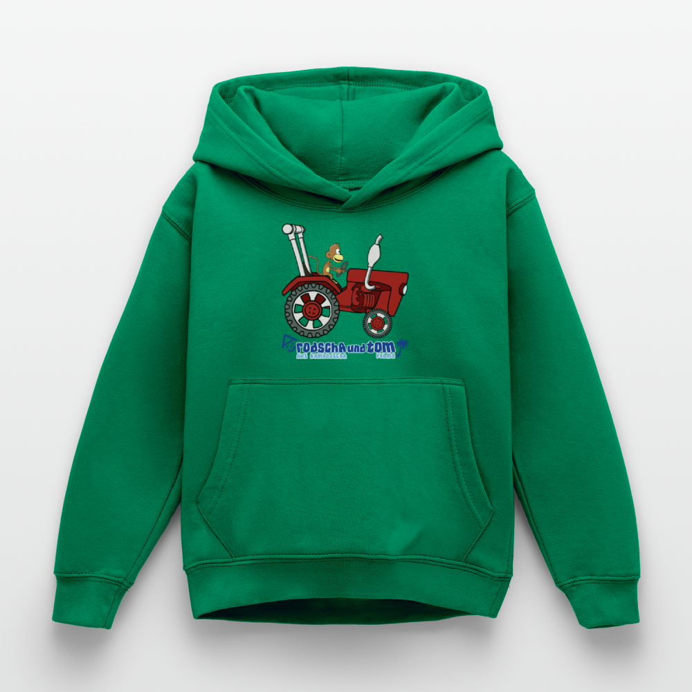 Bulldog - Kinder Hoodie - Kelly Green