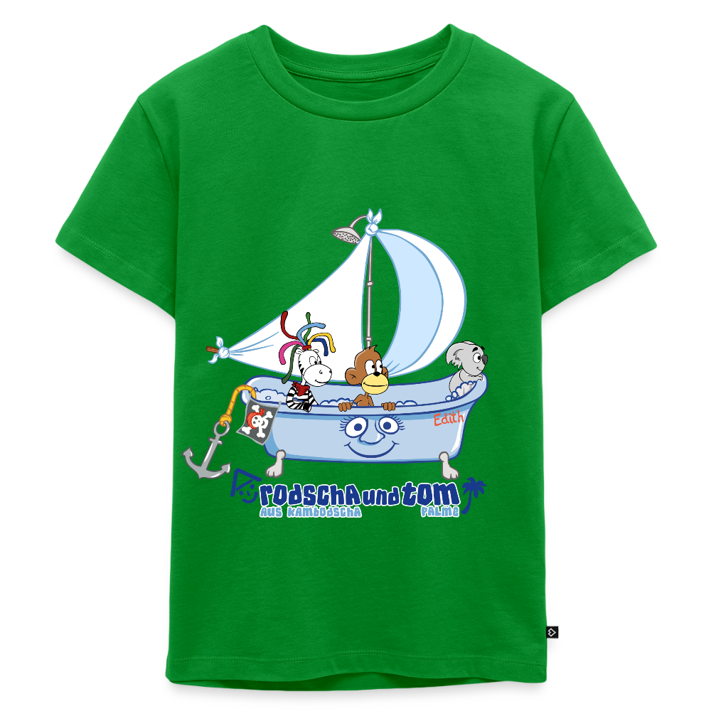 Edith - Kinder T-Shirt aus Bio-Baumwolle - Grün