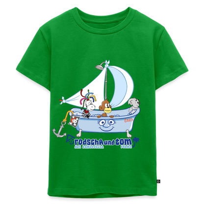 Edith - Kinder T-Shirt aus Bio-Baumwolle - Grün