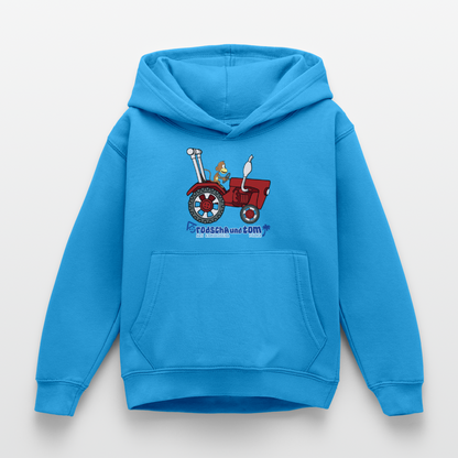 Bulldog - Kinder Hoodie - Meeresblau