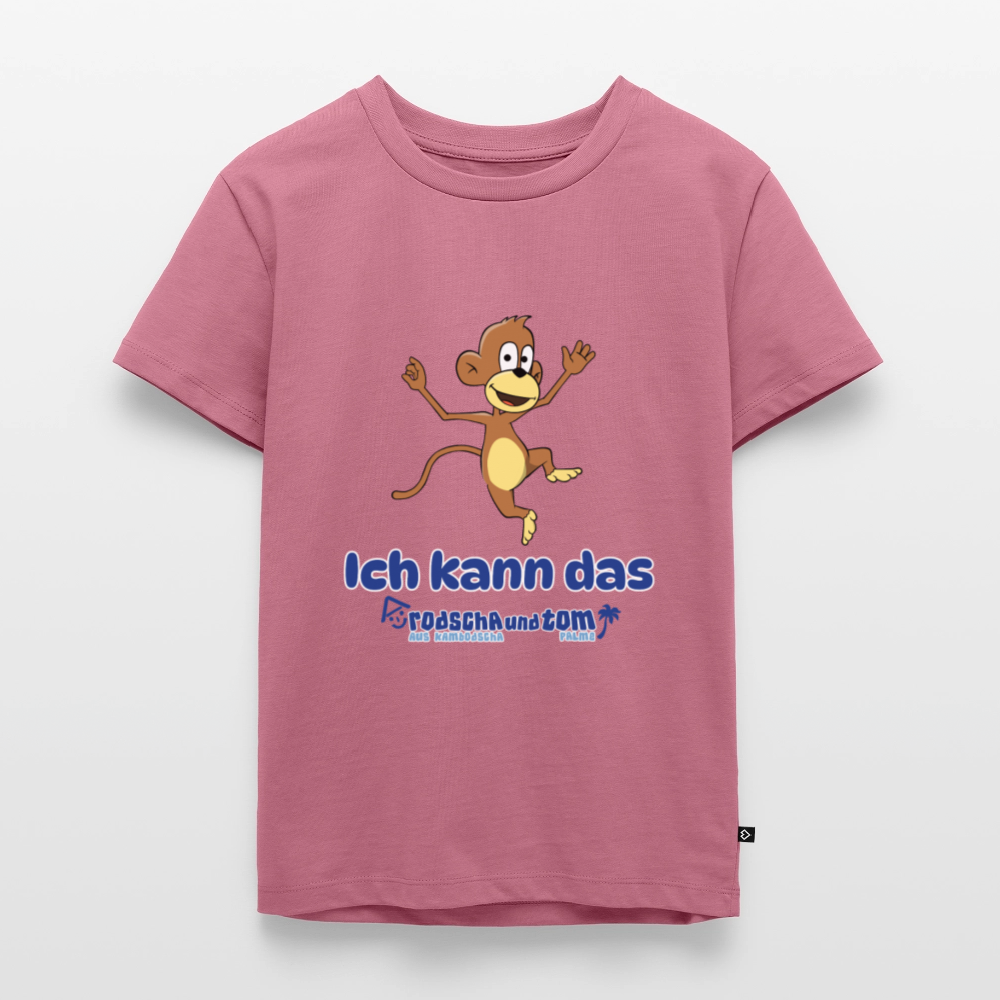 Ich kann das - Kinder T-Shirt aus Bio-Baumwolle - Mauve