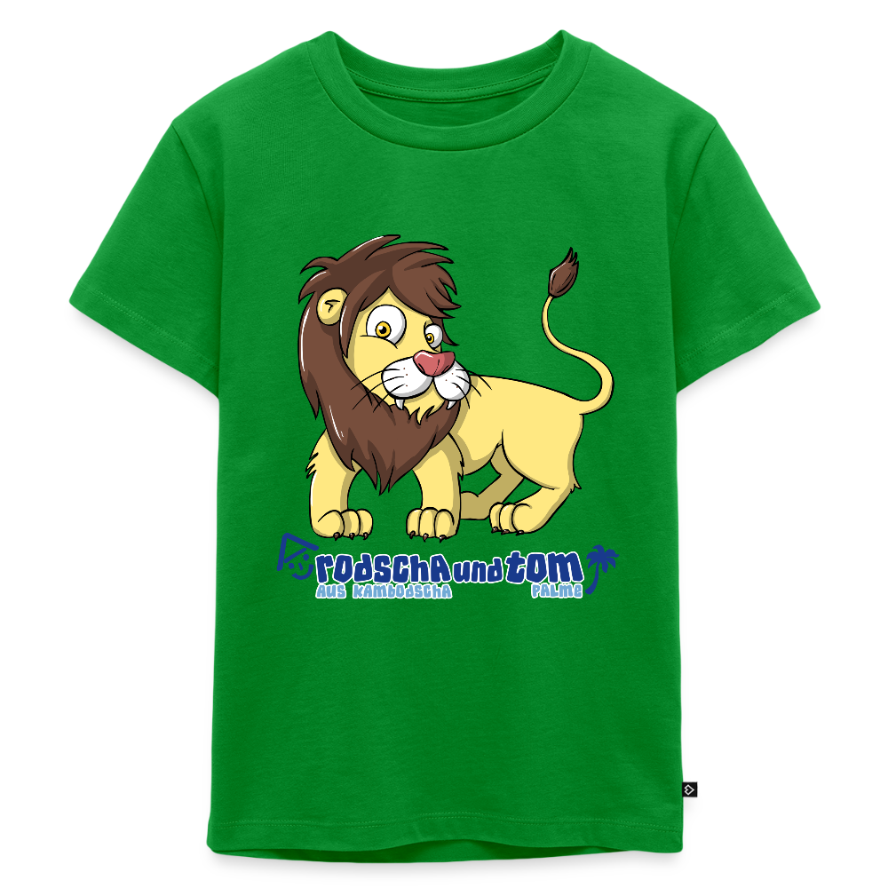Stark wie ein Löwe - Kinder T-Shirt aus Bio-Baumwolle - Grün