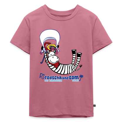 Rastazebra ZeRa - Kinder T-Shirt aus Bio-Baumwolle - Mauve
