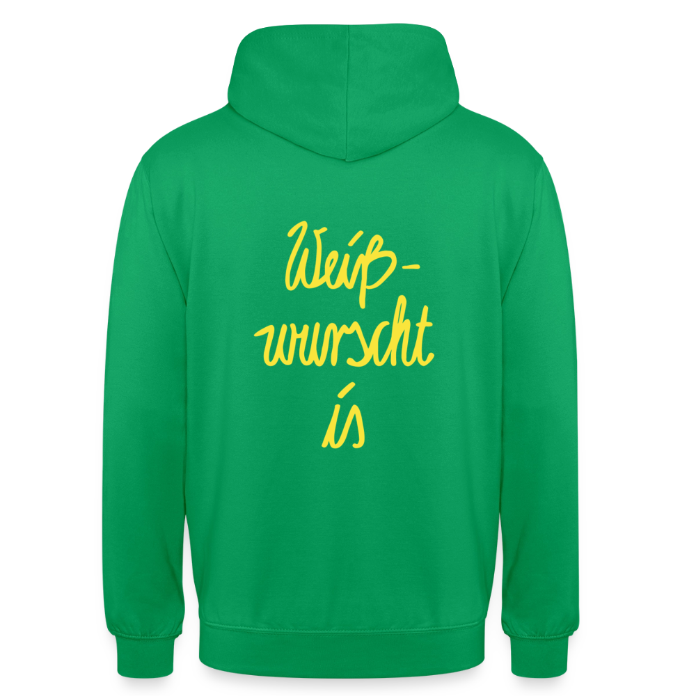 Weißwurscht is - Unisex Hoodie - Kelly Green
