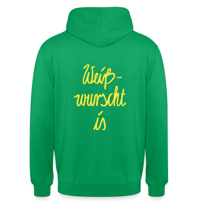 Weißwurscht is - Unisex Hoodie - Kelly Green
