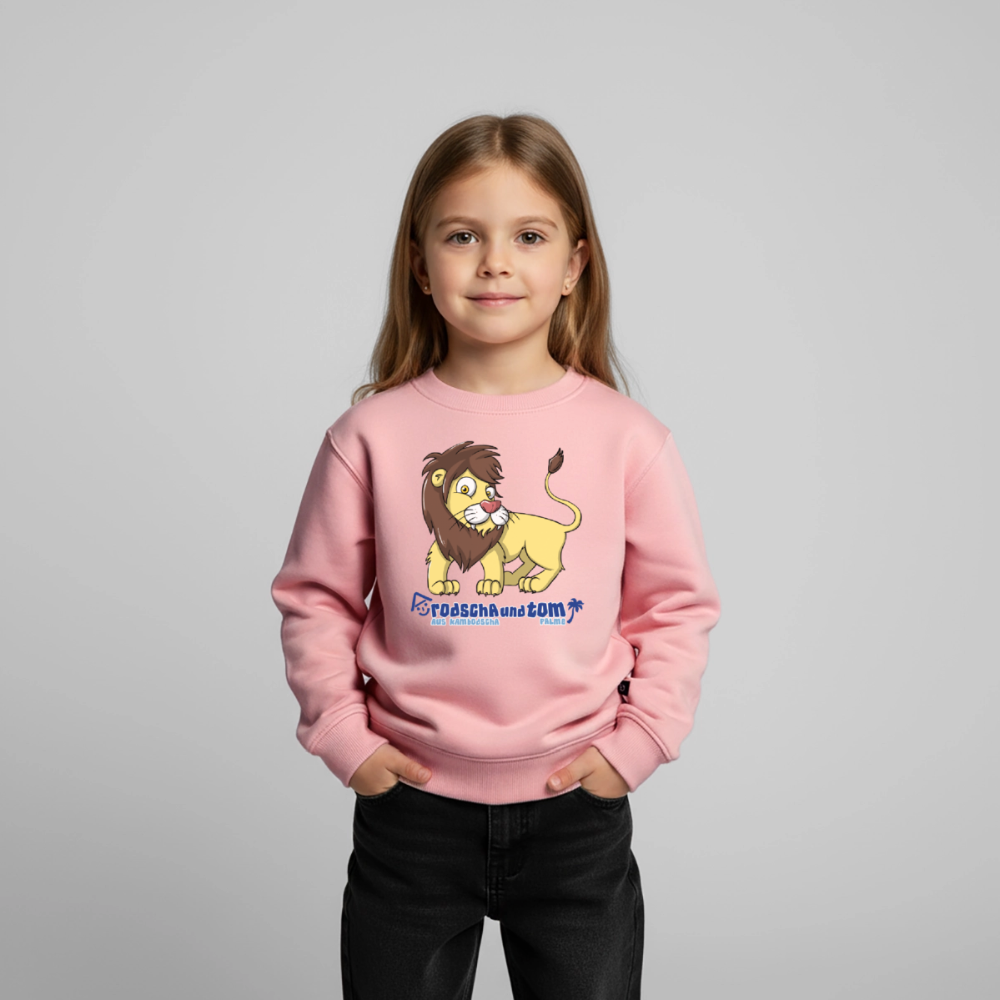 Stark wie ein Löwe - Kinder Pullover - Rosa