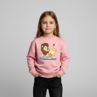 Stark wie ein Löwe - Kinder Pullover - Rosa