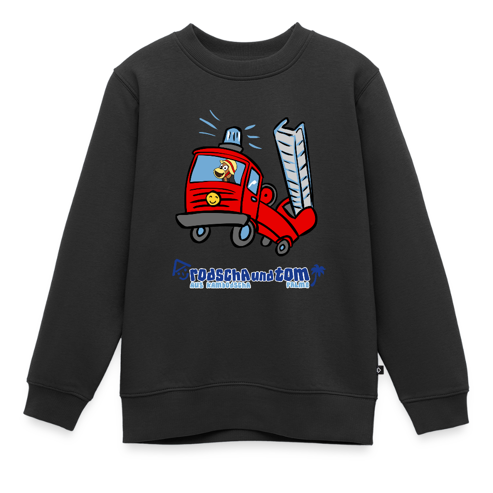 Feuerwehr - Kinder Pullover - Schwarz