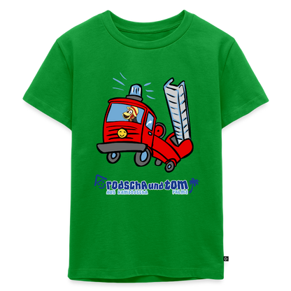 Feuerwehr - Kinder T-Shirt aus Bio-Baumwolle - Grün