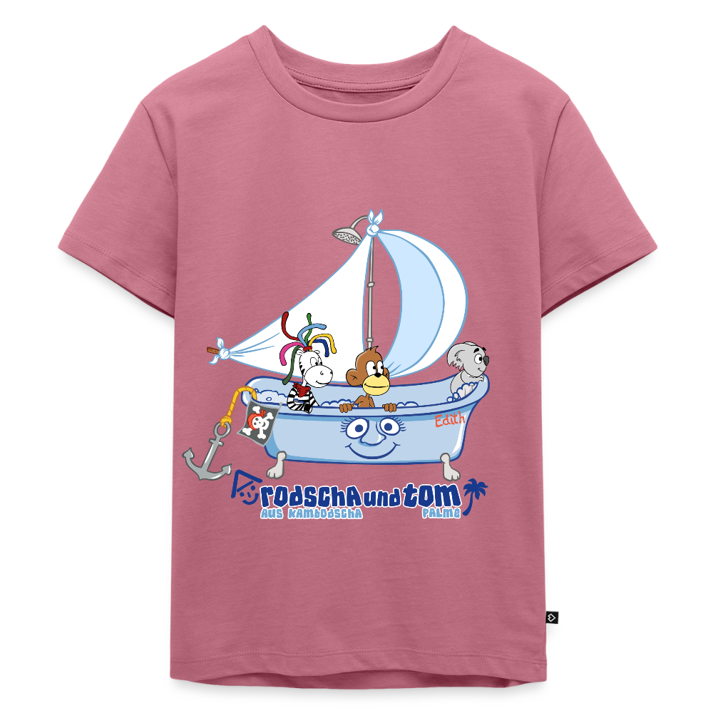Edith - Kinder T-Shirt aus Bio-Baumwolle - Mauve
