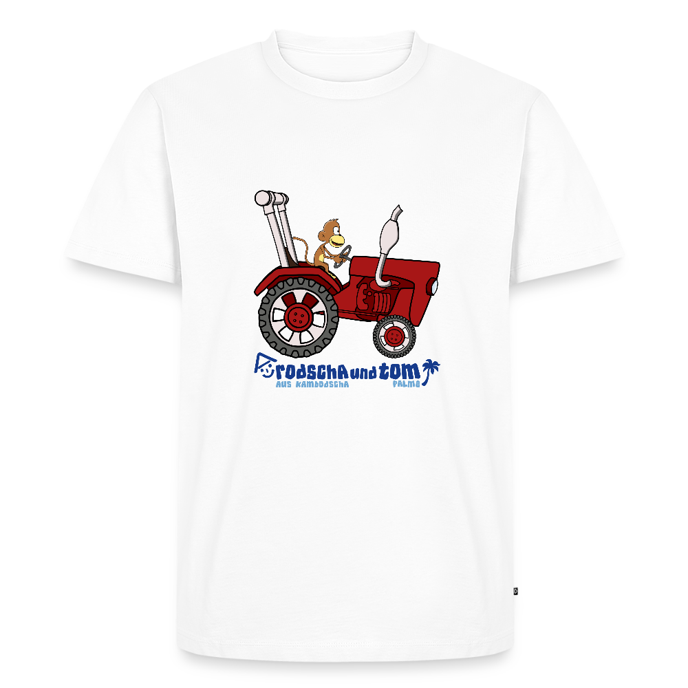 Bulldog - Männer T-Shirt aus Bio-Baumwolle - Weiß