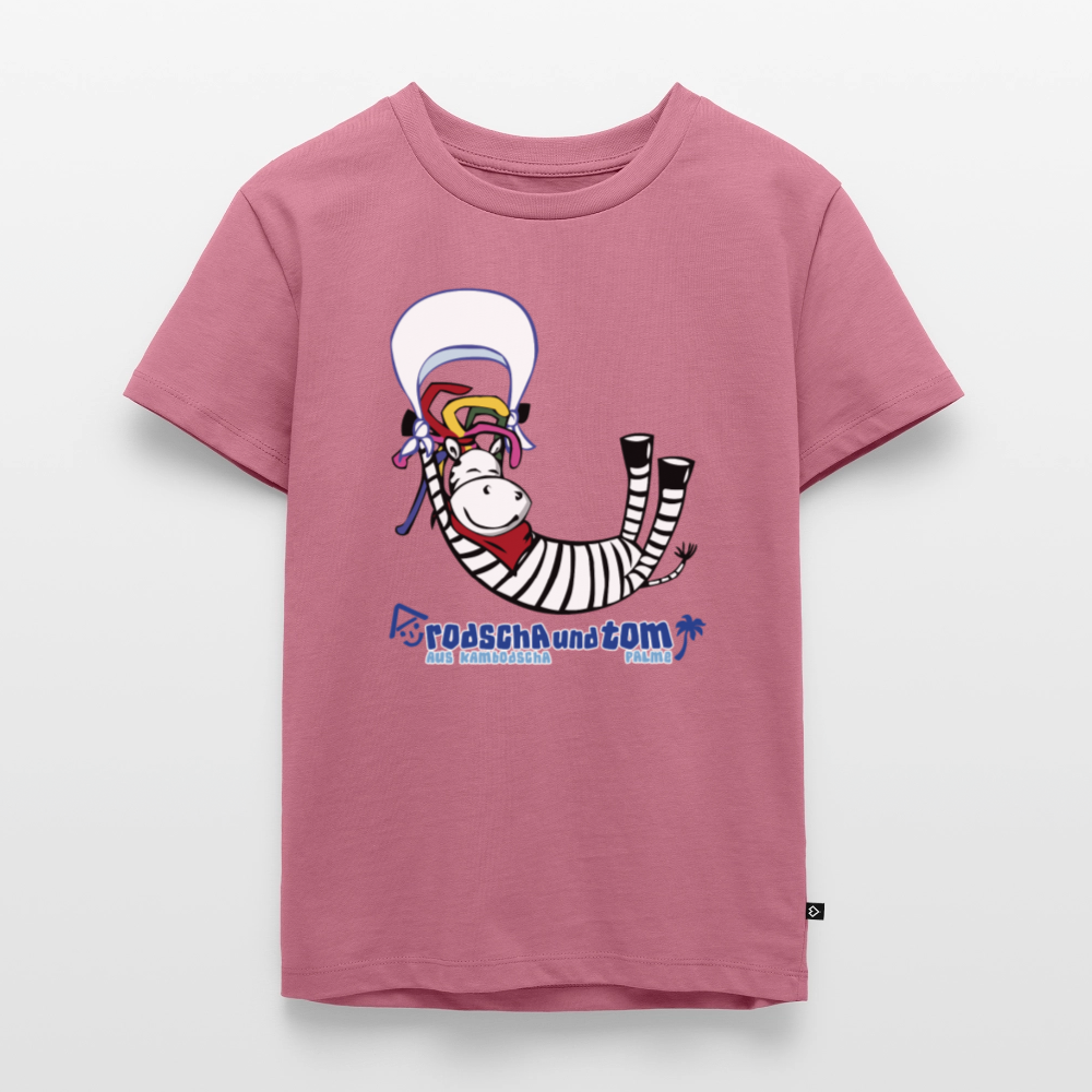 Rastazebra ZeRa - Kinder T-Shirt aus Bio-Baumwolle - Mauve