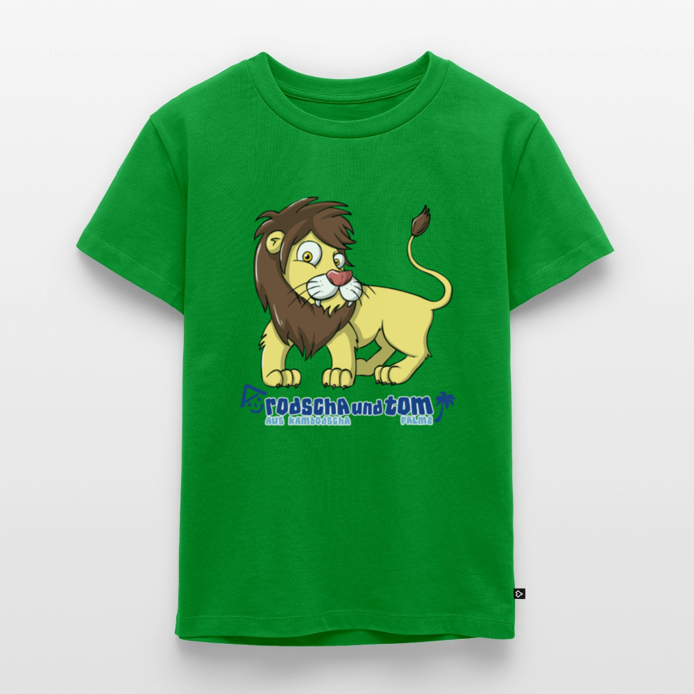 Stark wie ein Löwe - Kinder T-Shirt aus Bio-Baumwolle - Grün