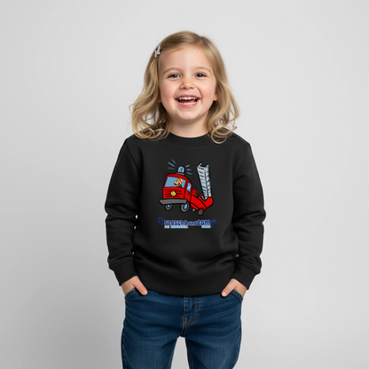 Feuerwehr - Kinder Pullover - Schwarz