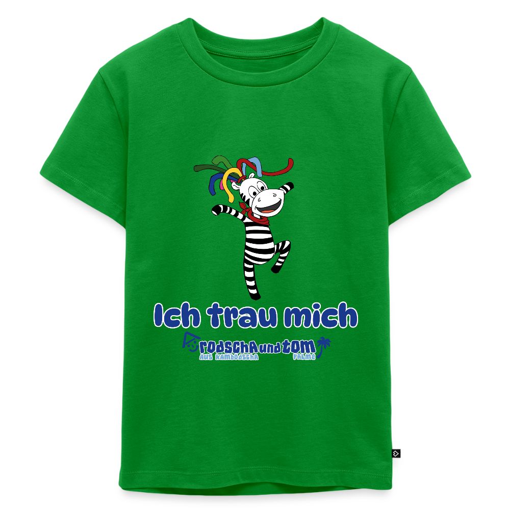Ich trau mir - Kinder T-Shirt aus Bio-Baumwolle - Grün