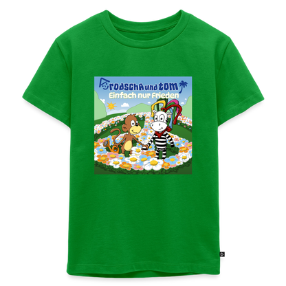 Einfach nur Frieden - Kinder T-Shirt aus Bio-Baumwolle - Grün